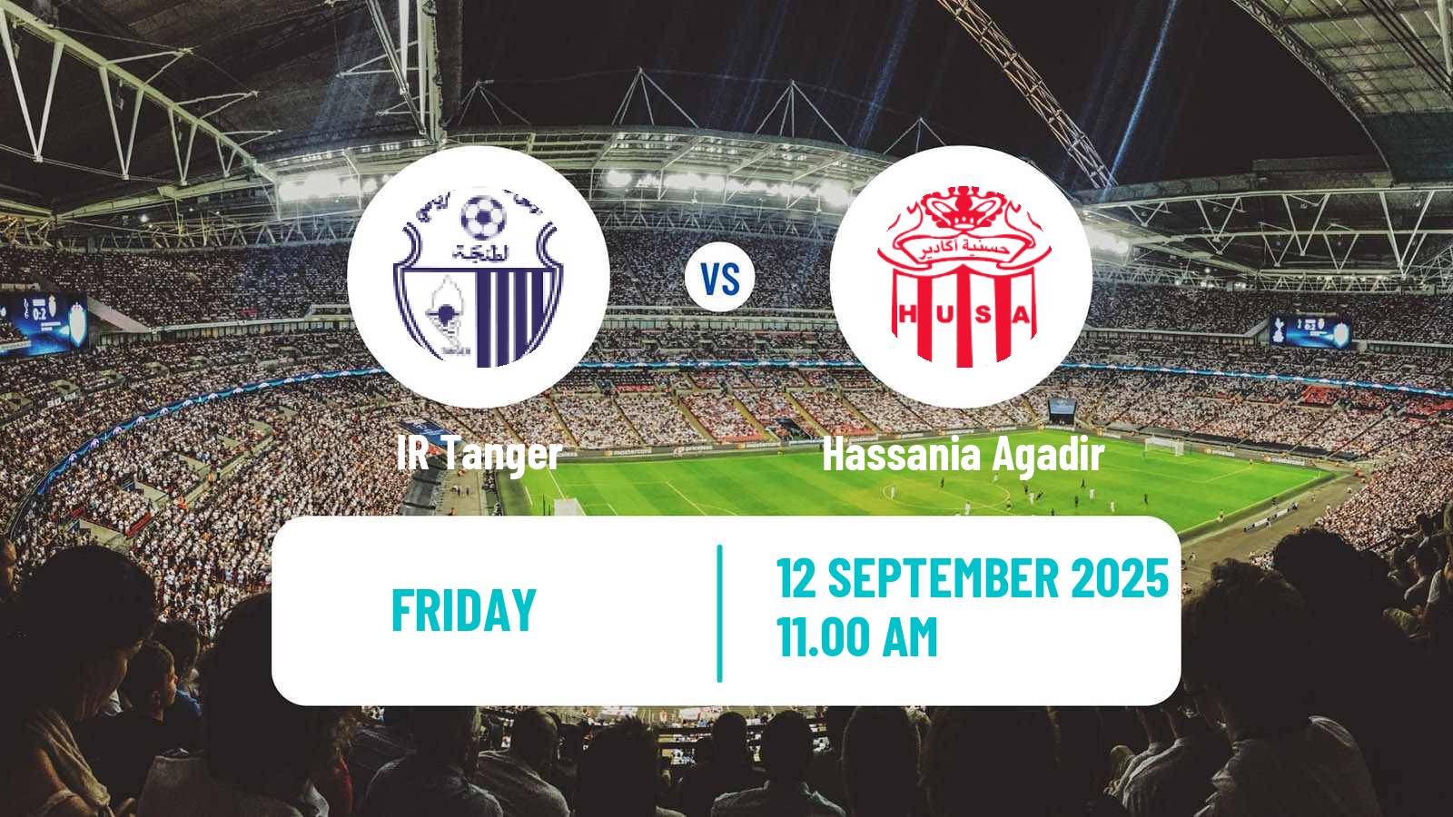 Football Moroccan Botola IR Tanger - Hassania Agadir