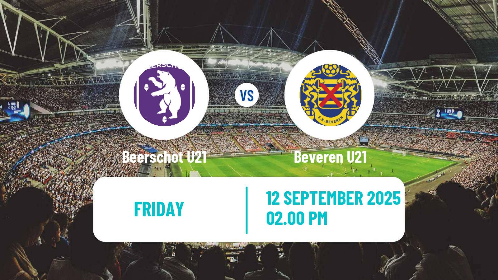 Football Belgian Pro League U21 Beerschot U21 - Beveren U21