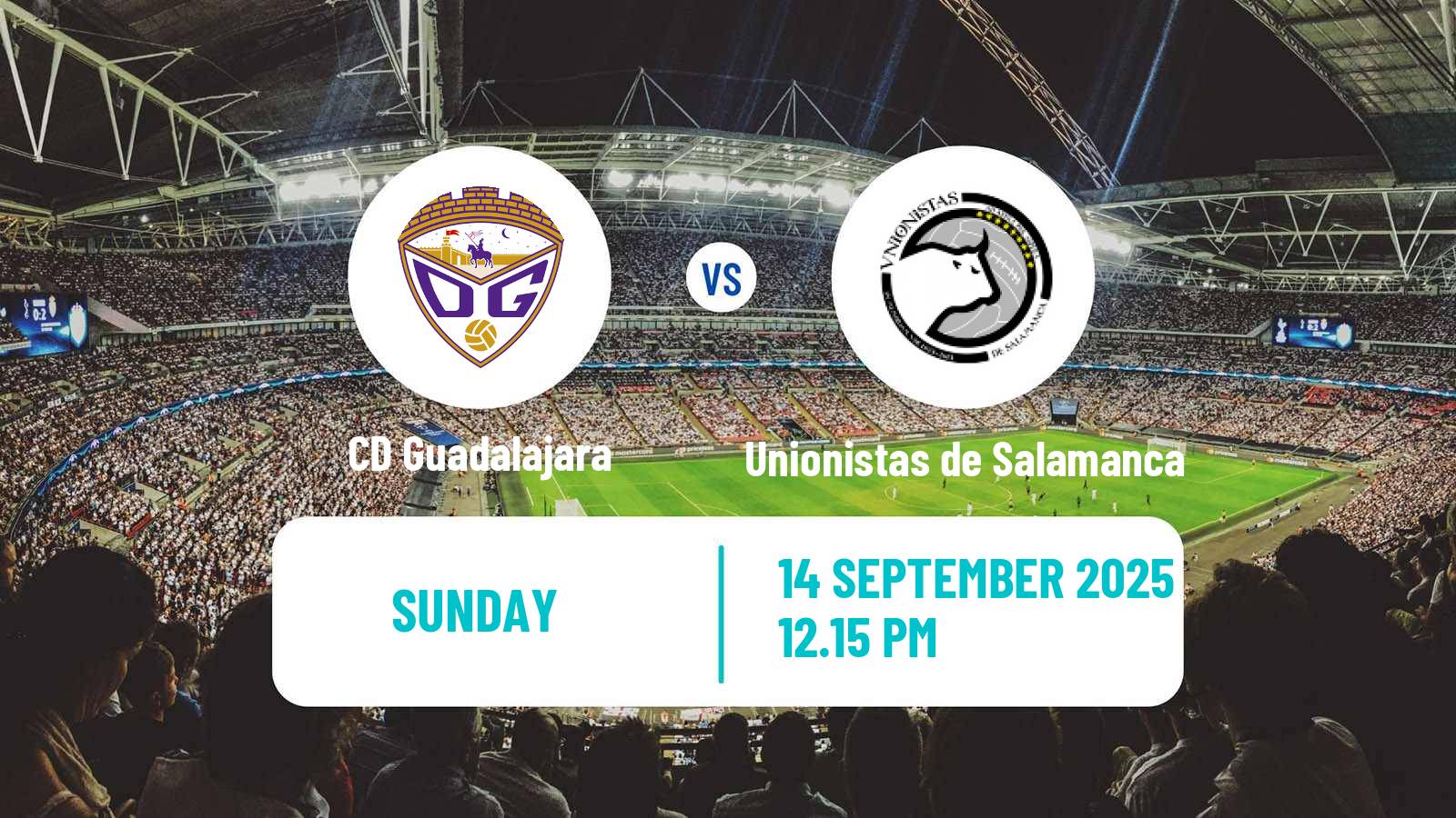 Football Spanish Primera RFEF Group 1 CD Guadalajara - Unionistas de Salamanca