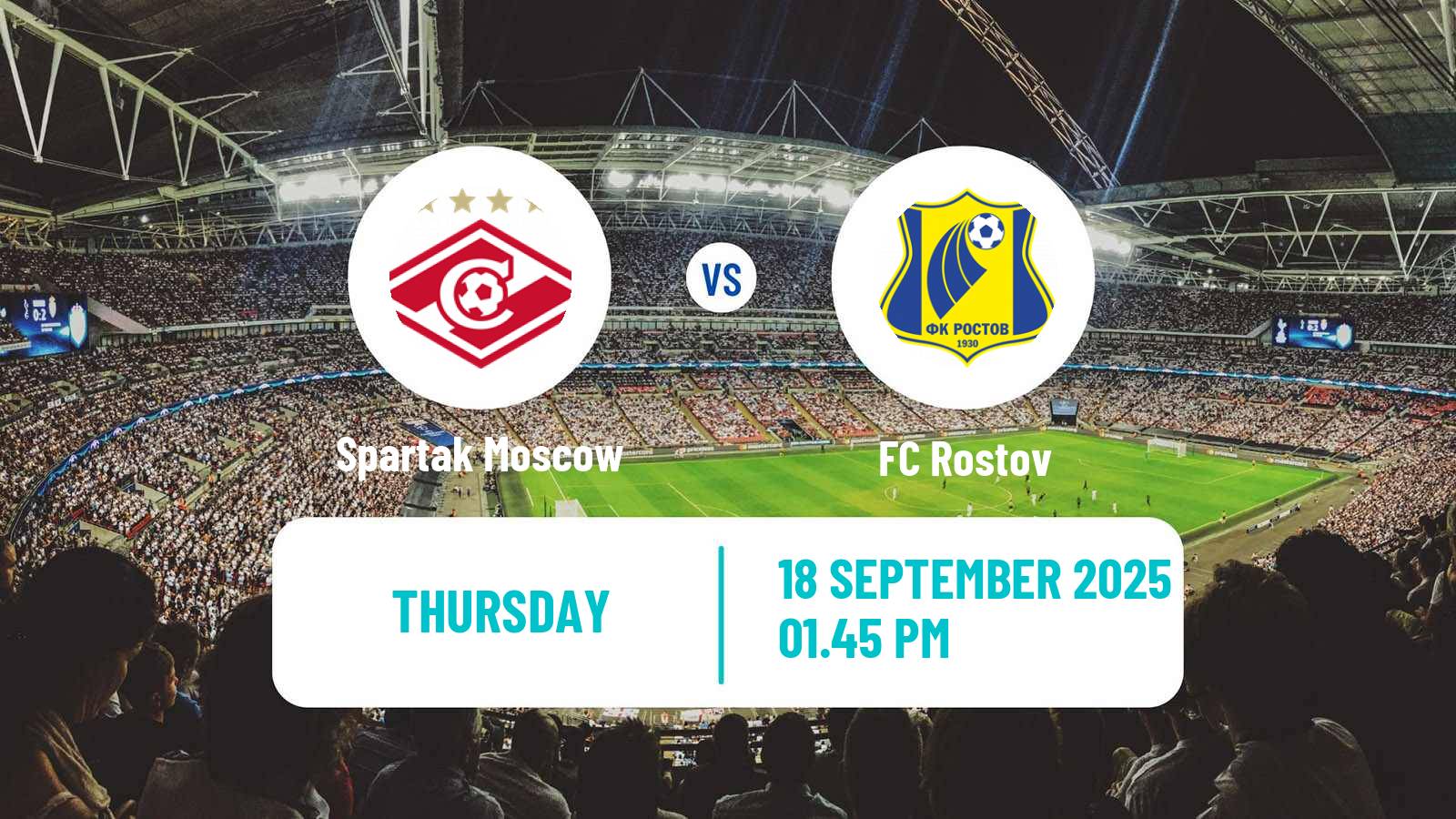 Football Russian Cup Spartak Moscow - Rostov