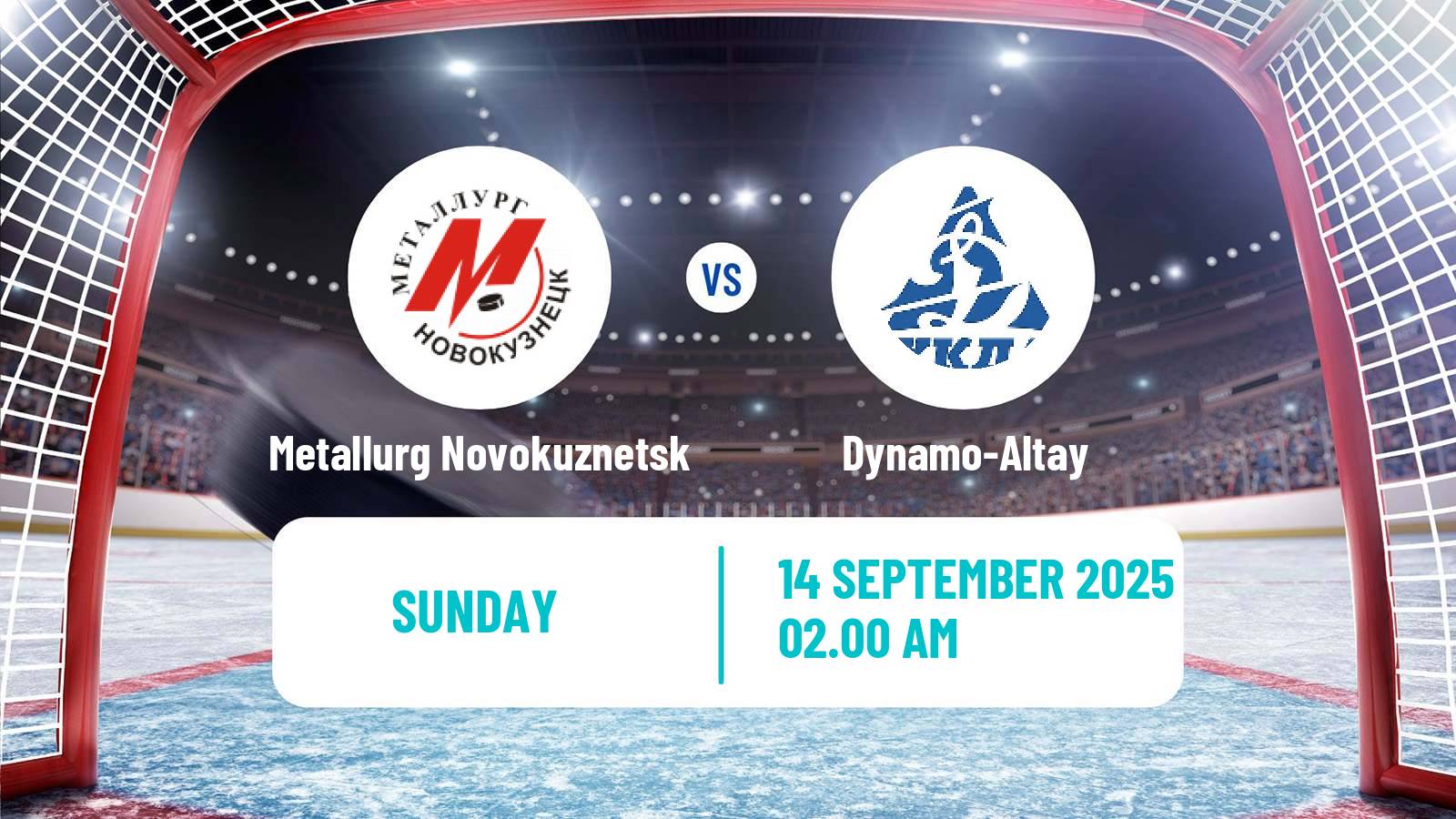 Hockey VHL Metallurg Novokuznetsk - Dynamo-Altay