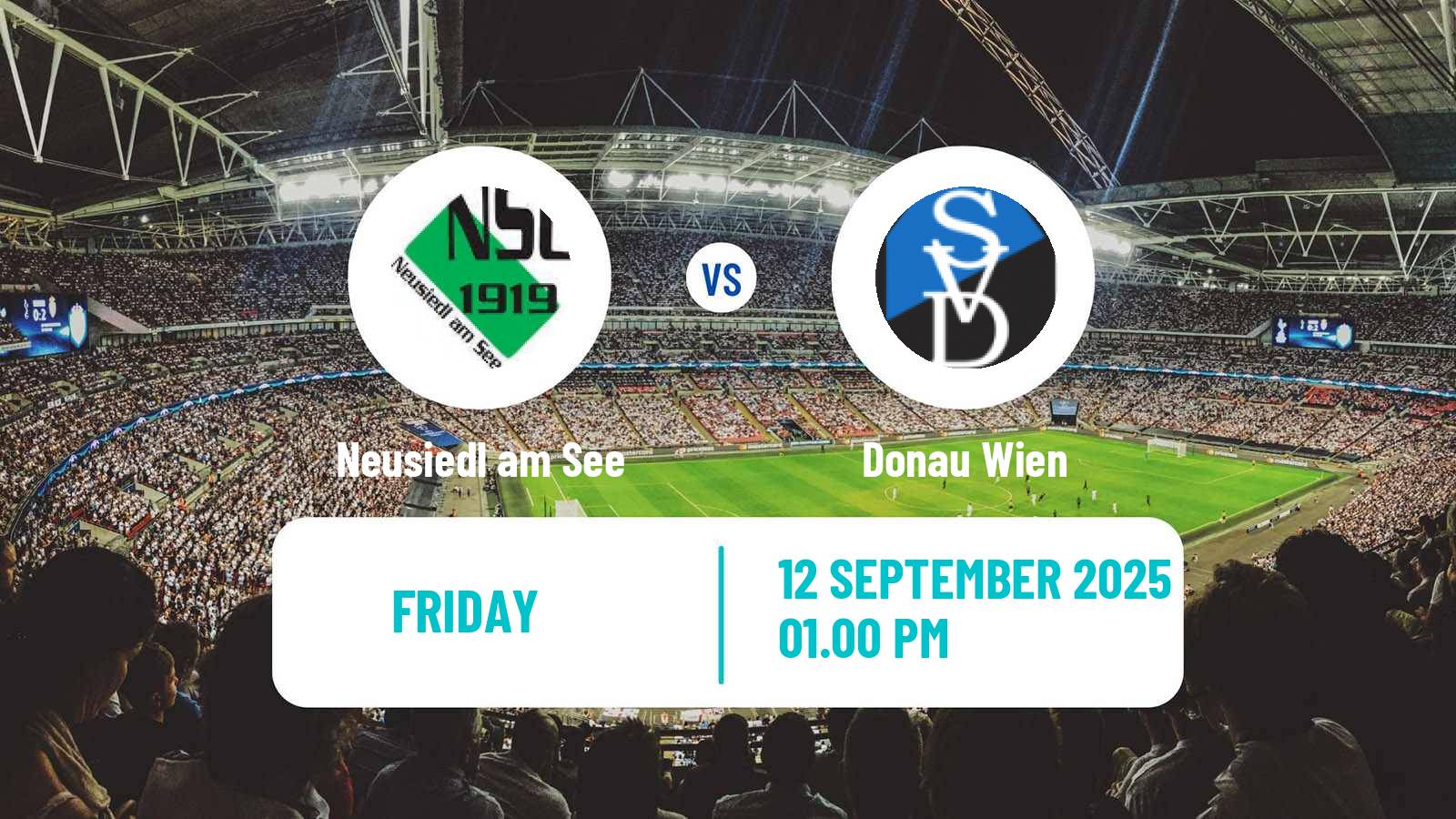 Football Austrian Regionalliga East Neusiedl am See - Donau Wien