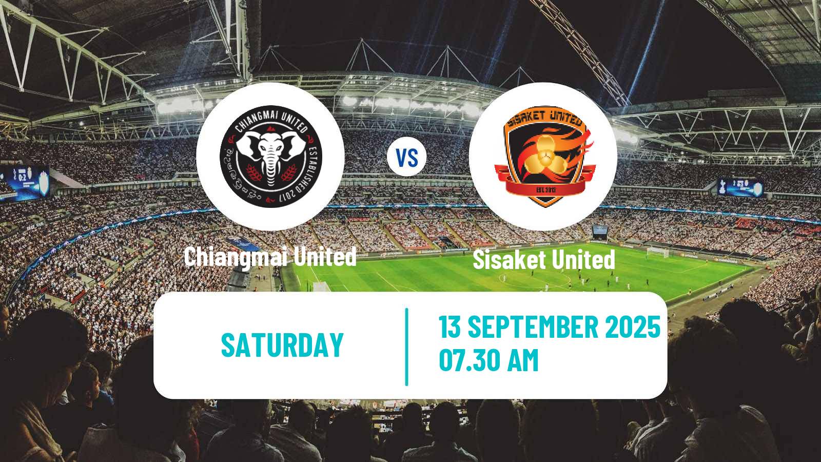 Football Thai League 2 Chiangmai United - Sisaket United