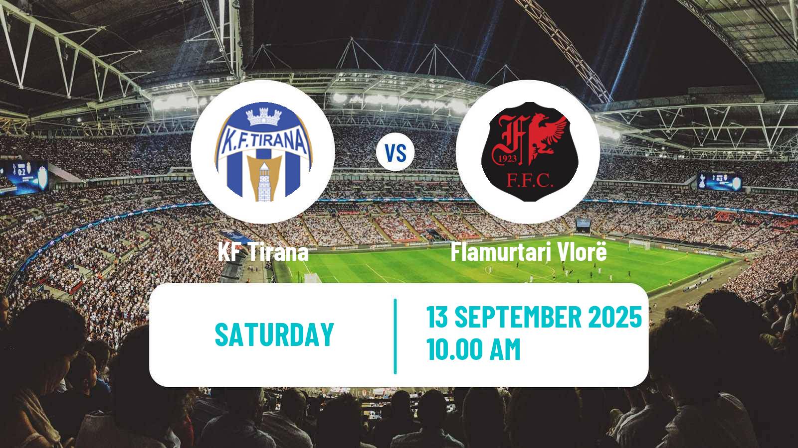 Football Albanian Super League Tirana - Flamurtari Vlorë