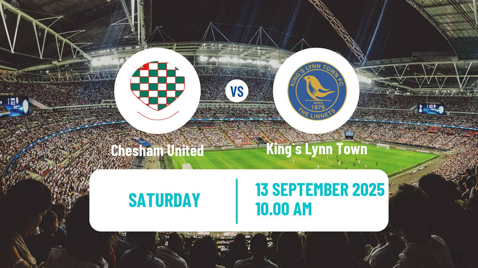 Football English FA Cup Chesham United - King`s Lynn Town