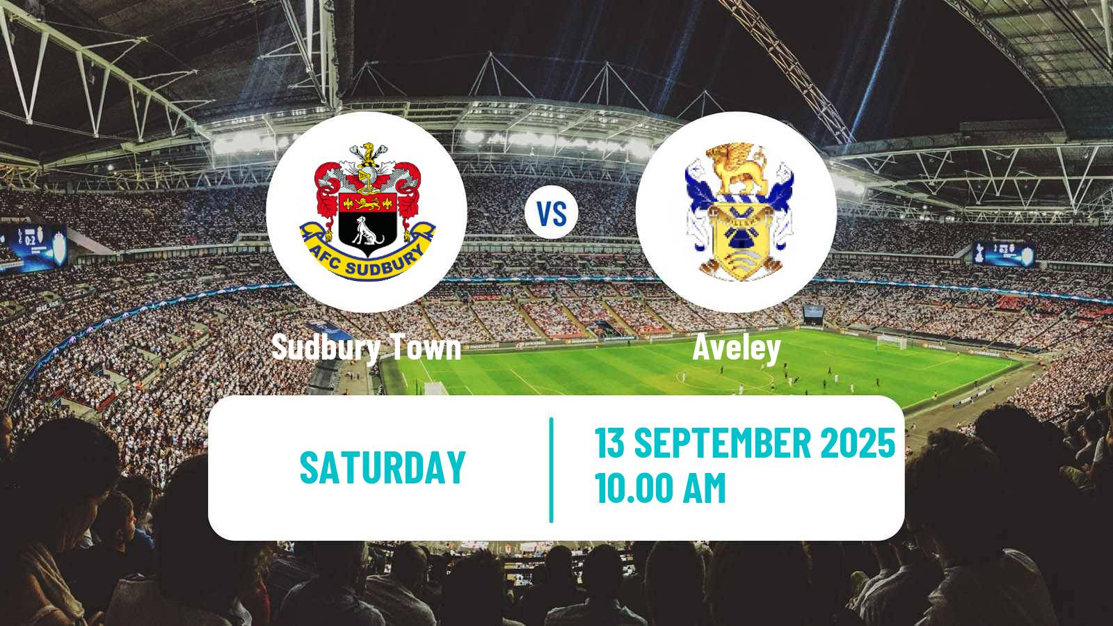 Football English FA Cup Sudbury Town - Aveley