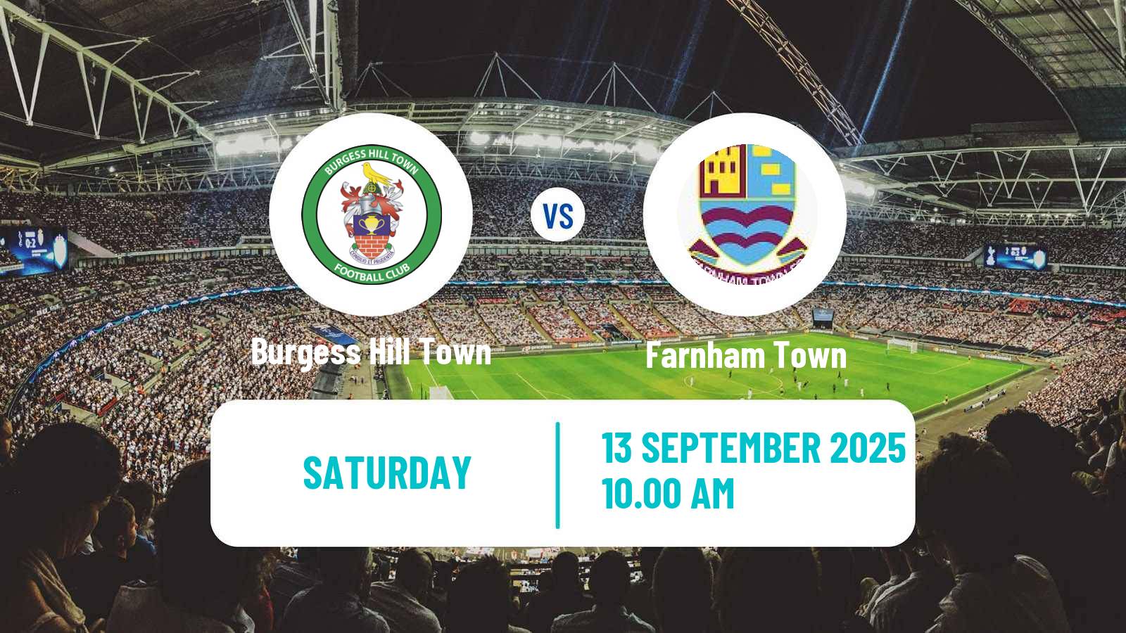 Football English FA Cup Burgess Hill Town - Farnham Town