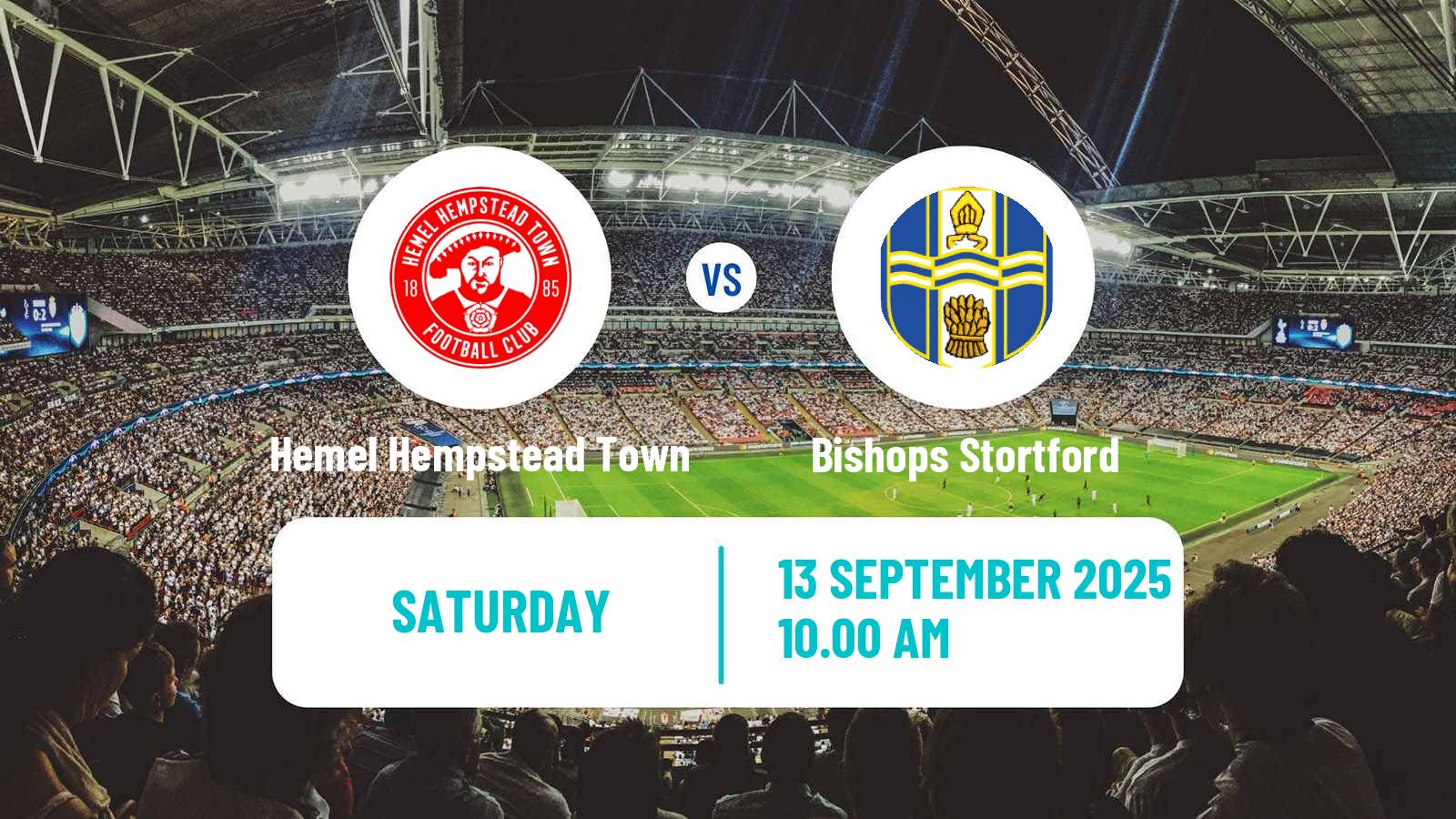 Football English FA Cup Hemel Hempstead Town - Bishops Stortford
