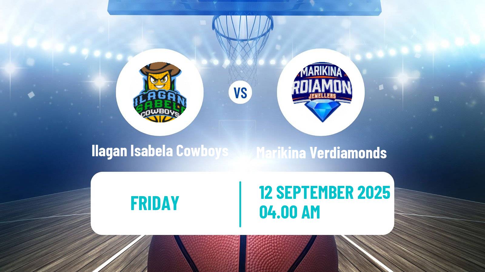 Basketball Philippines MBPL  Ilagan Isabela Cowboys - Marikina Verdiamonds