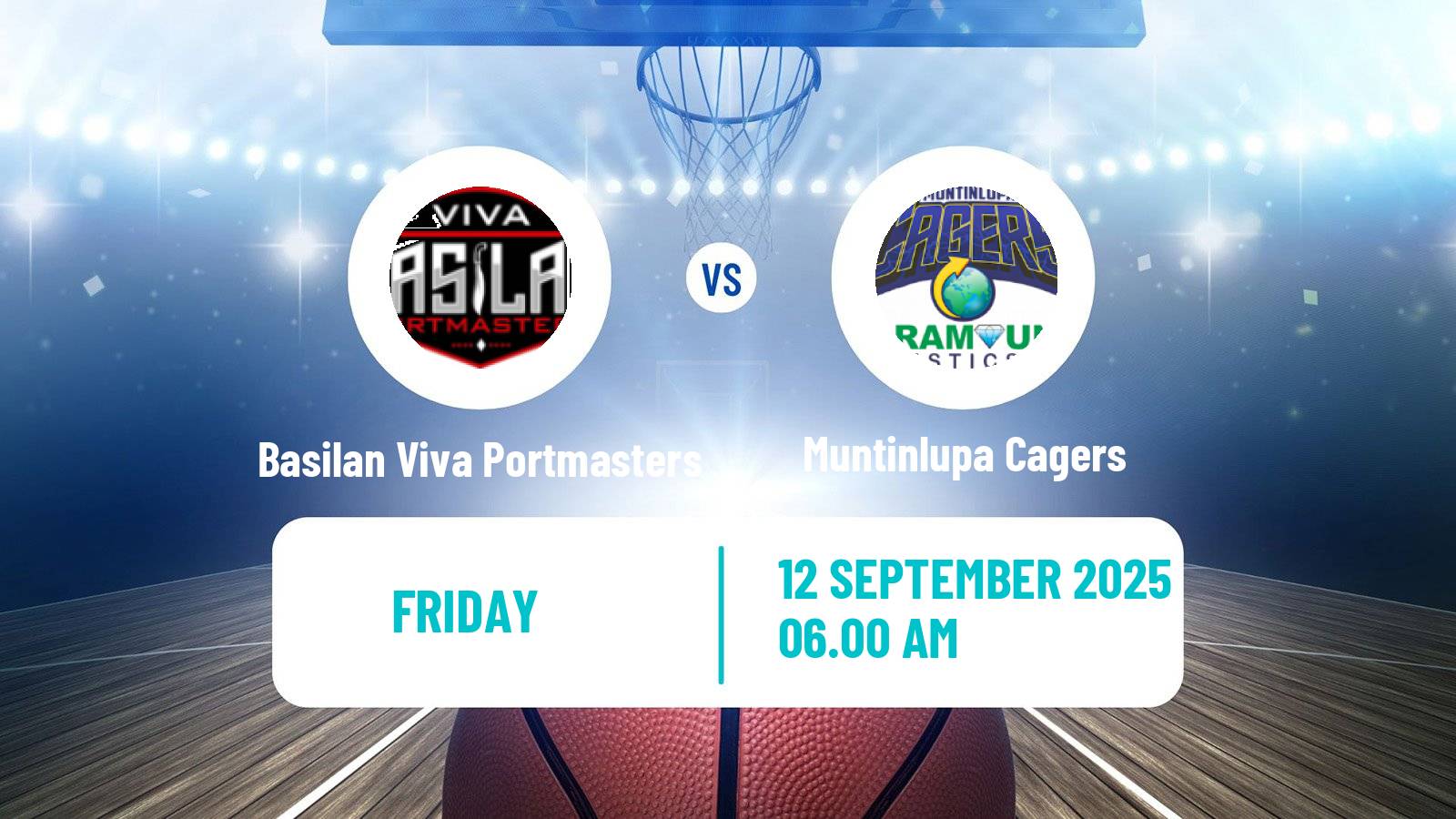 Basketball Philippines MBPL  Basilan Viva Portmasters - Muntinlupa Cagers