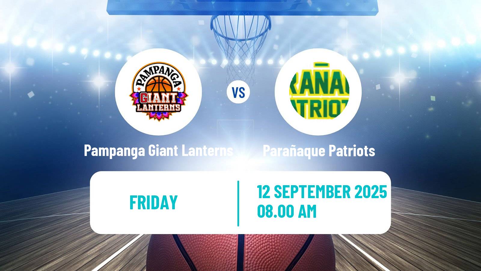 Basketball Philippines MBPL  Pampanga Giant Lanterns - Parañaque Patriots