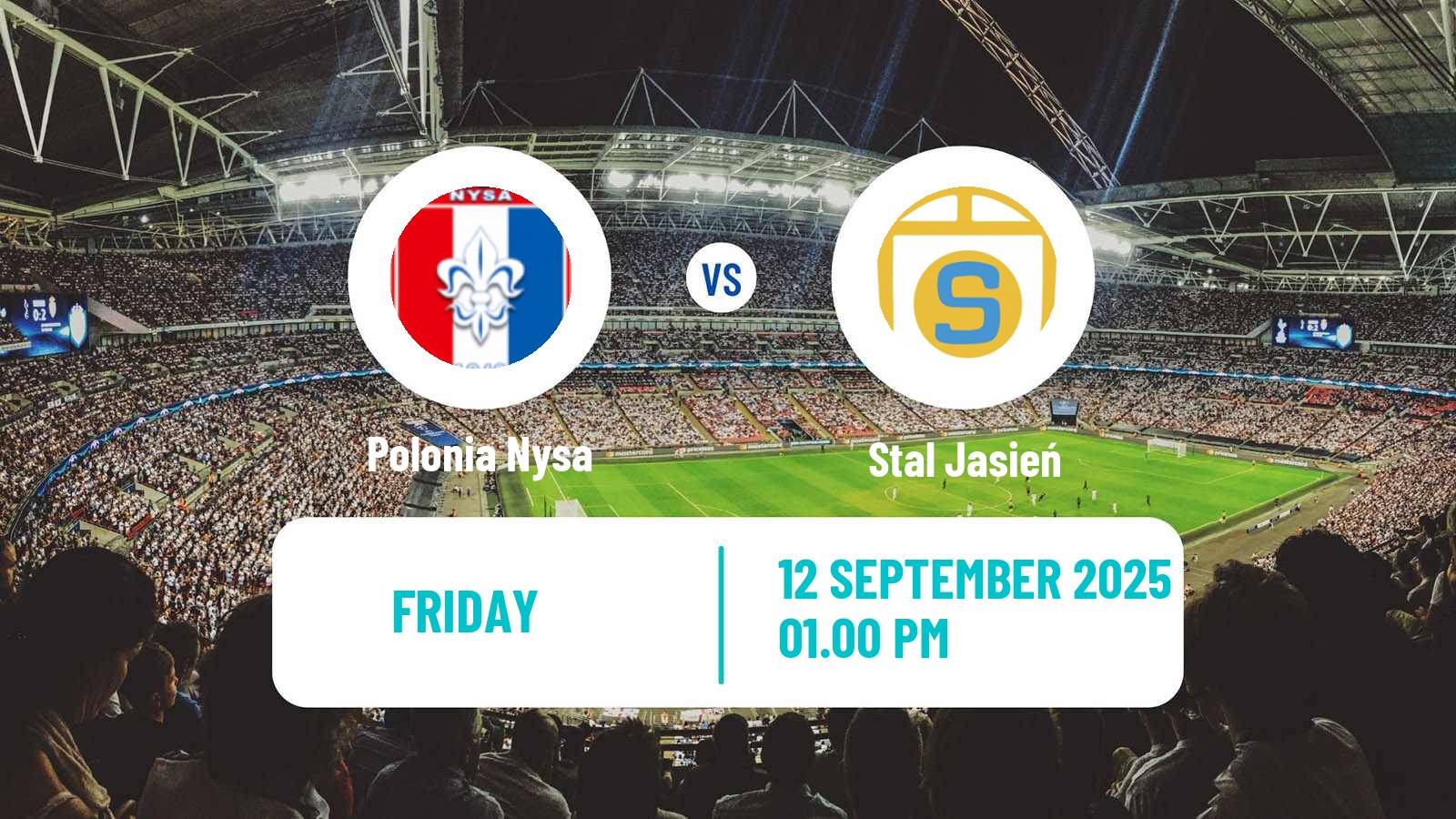 Football Polish Division 3 - Group III Polonia Nysa - Stal Jasień