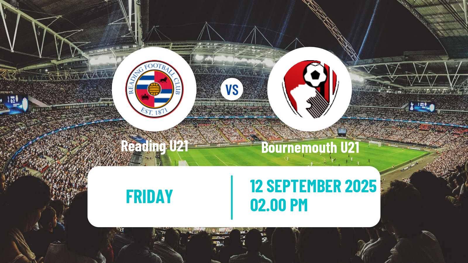 Football English Premier League Cup Reading U21 - Bournemouth U21