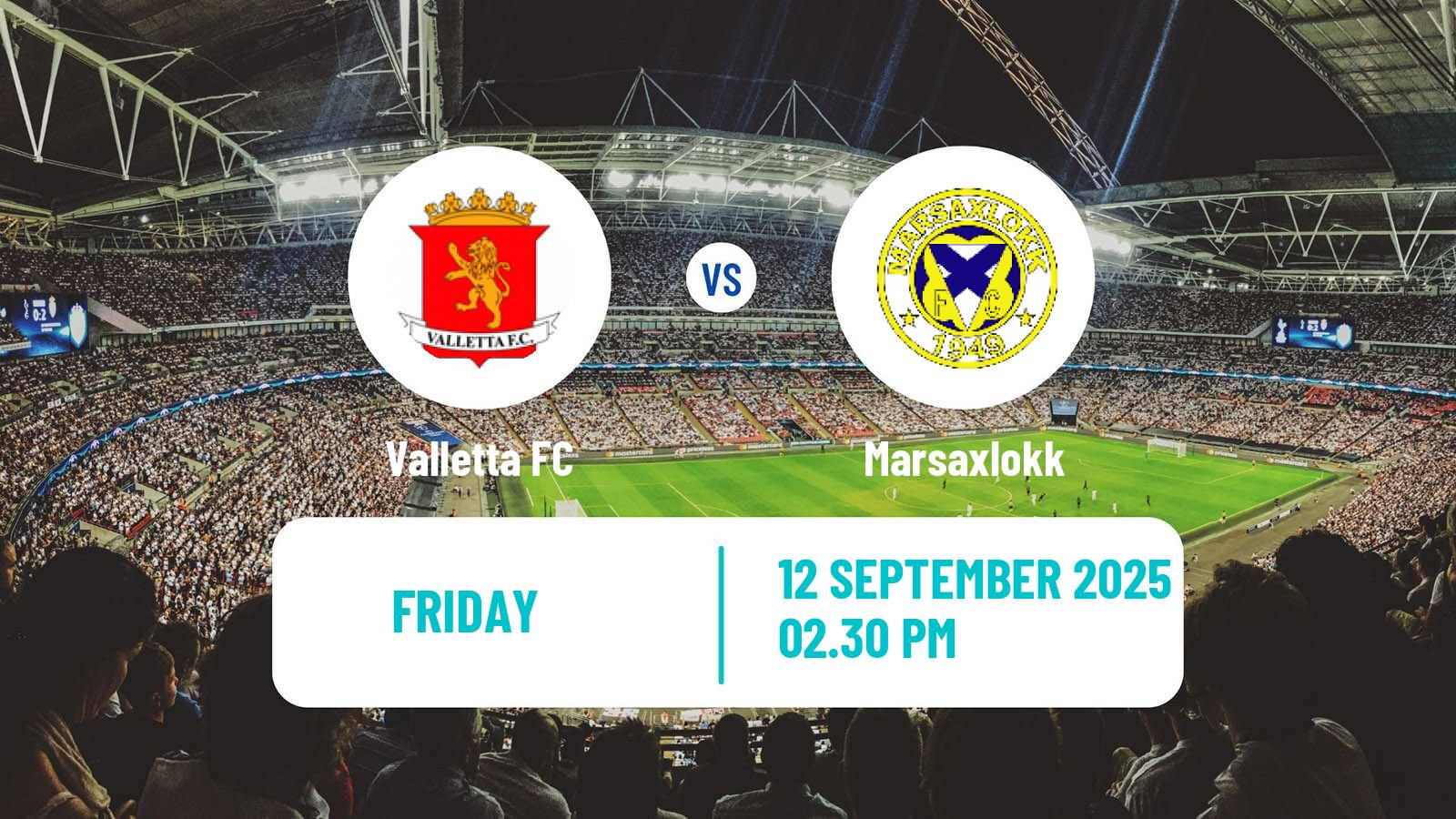 Football Maltese Premier League Valletta - Marsaxlokk