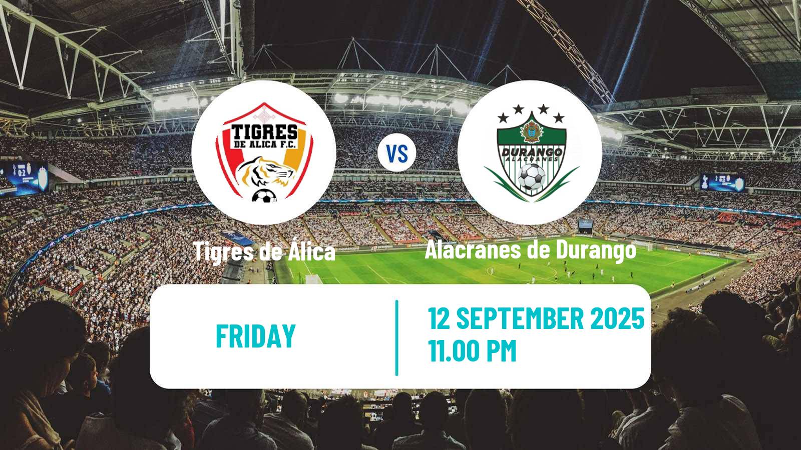 Football Mexican Liga Premier Serie A Tigres de Álica - Alacranes de Durango