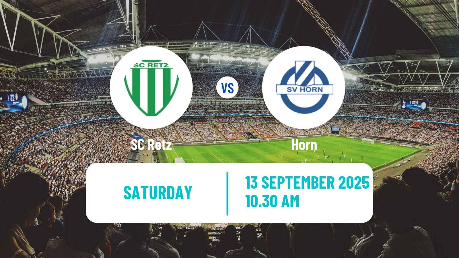 Football Austrian Regionalliga East Retz - Horn