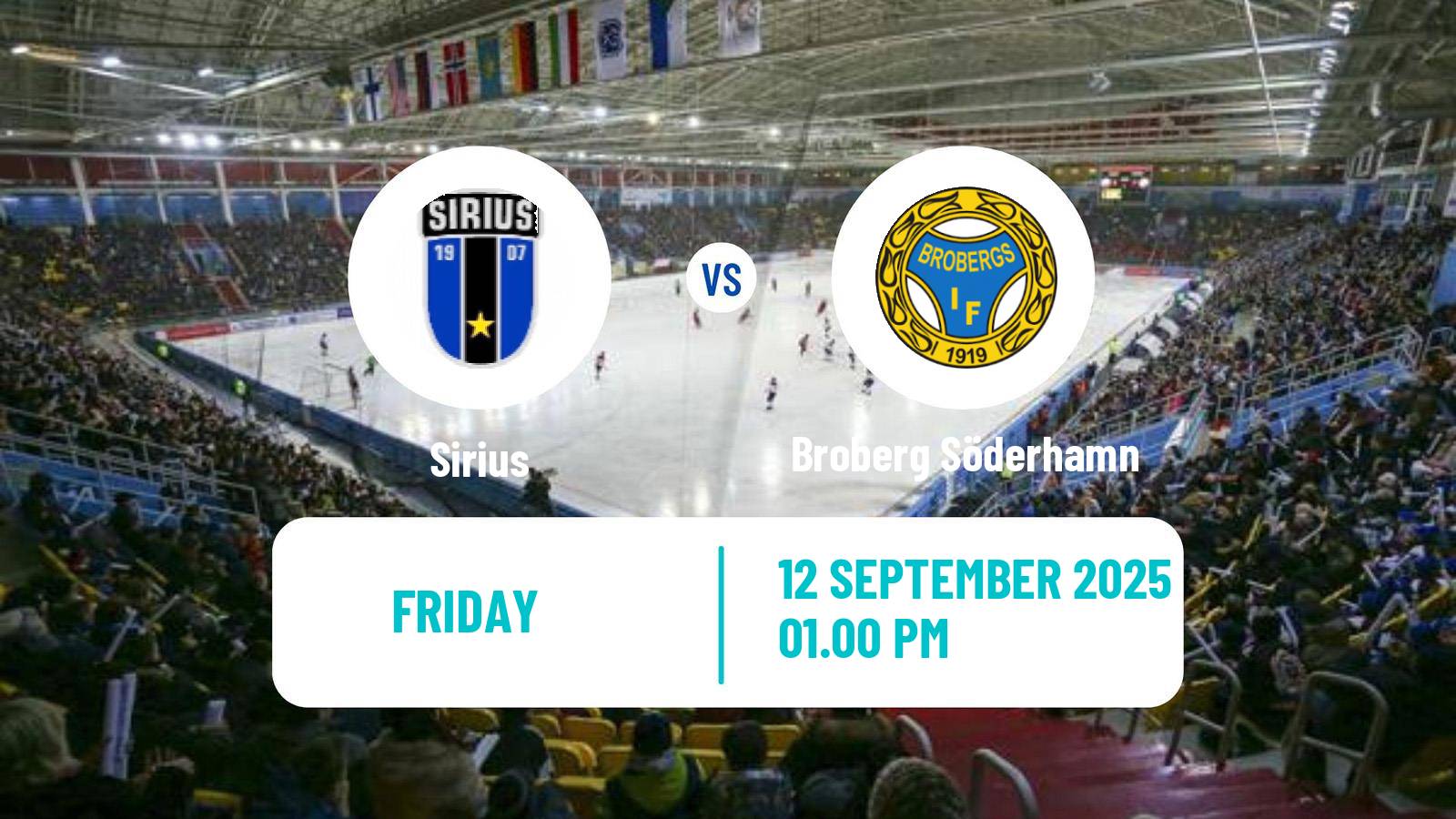 Bandy Svenska Cupen Bandy Sirius - Broberg Söderhamn