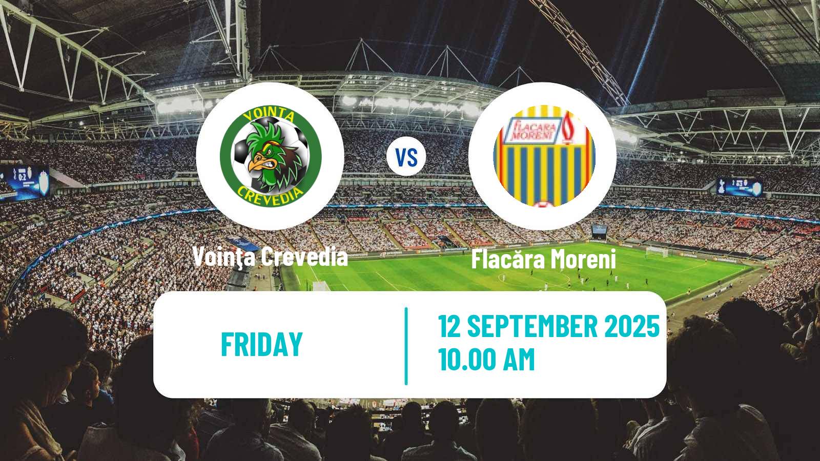 Football Romanian Liga 3 - Seria 4 Voinţa Crevedia - Flacăra Moreni