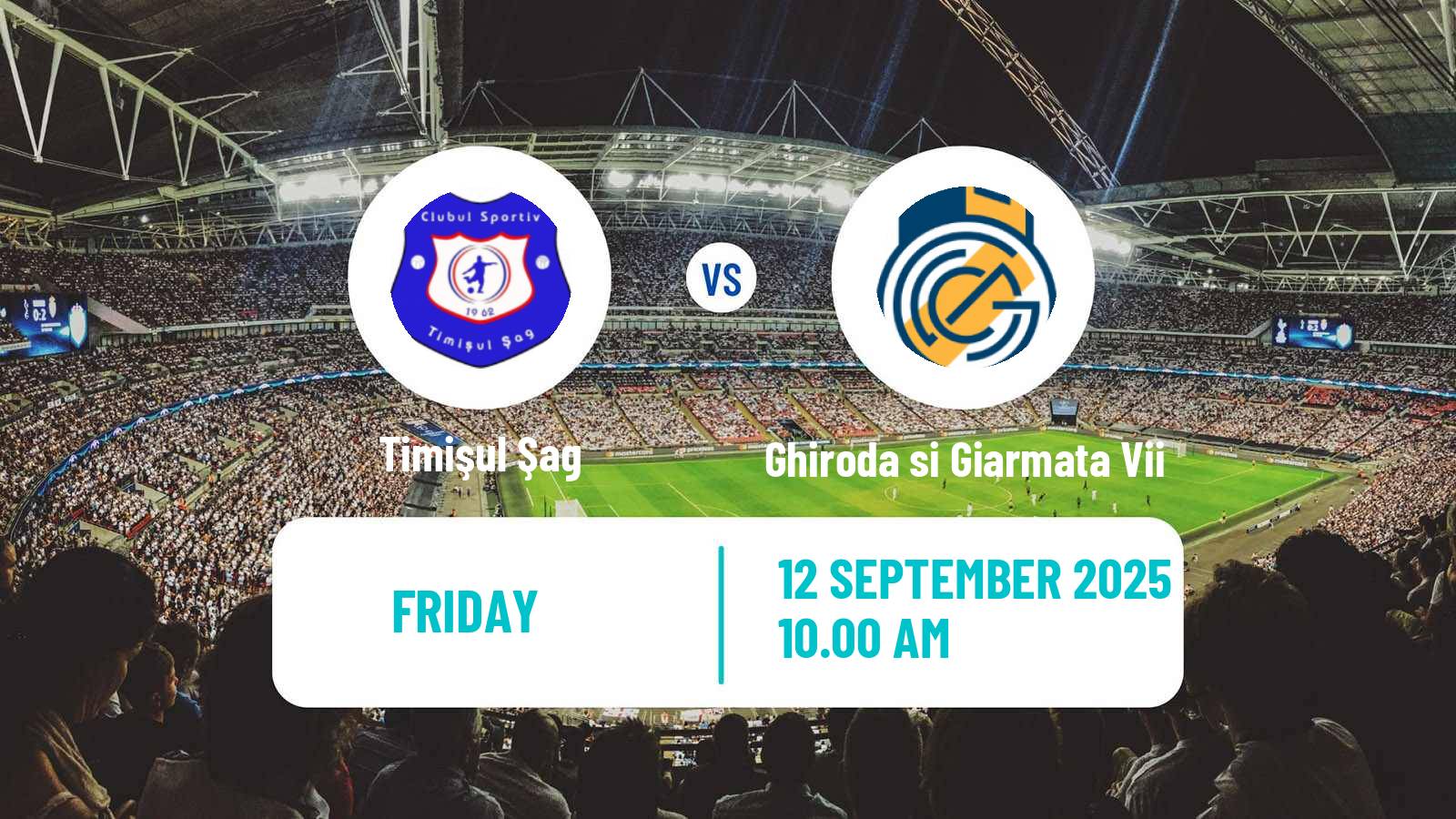 Football Romanian Liga 3 - Seria 7 Timişul Şag - Ghiroda si Giarmata Vii