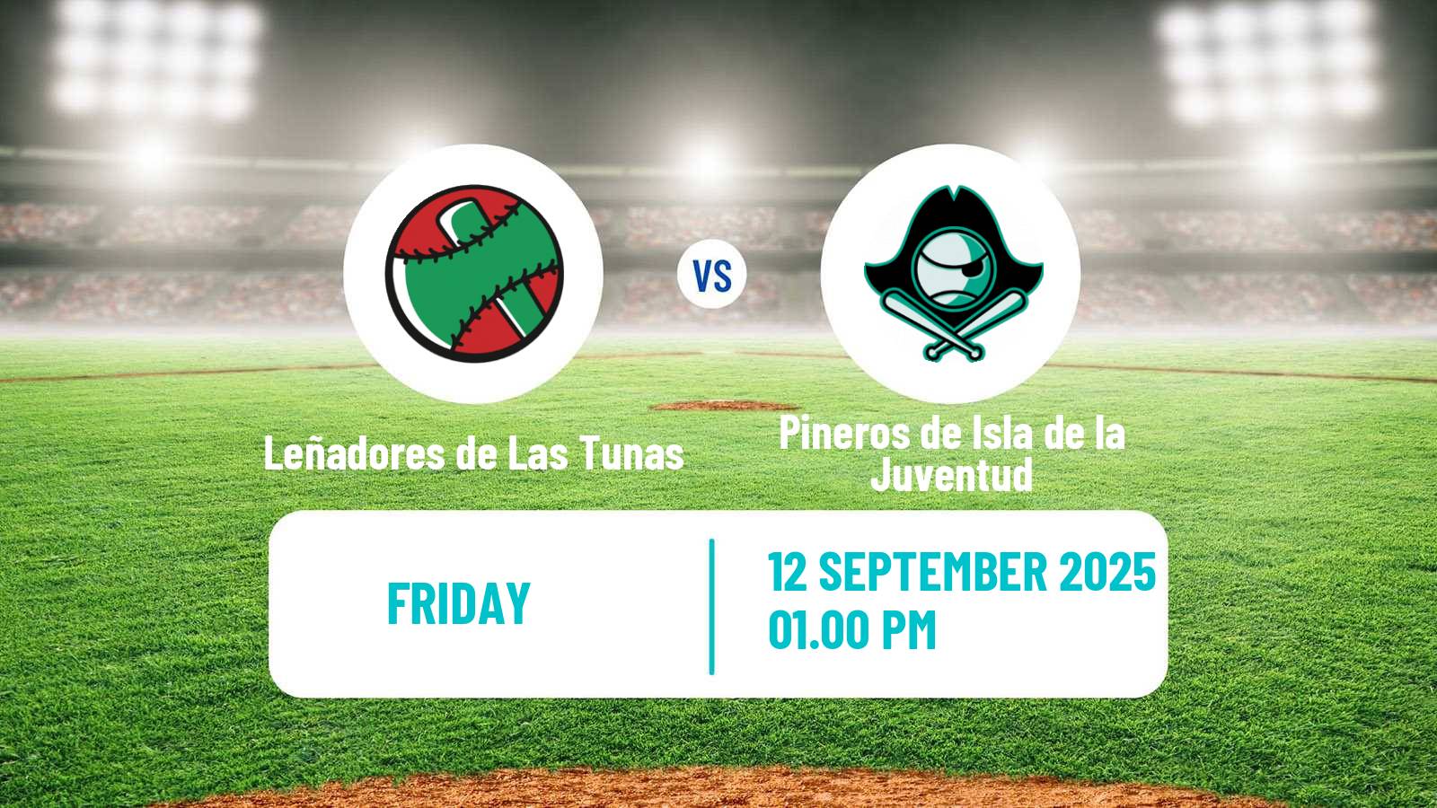 Baseball Cuba Serie Nacional Baseball Leñadores de Las Tunas - Pineros de Isla de la Juventud