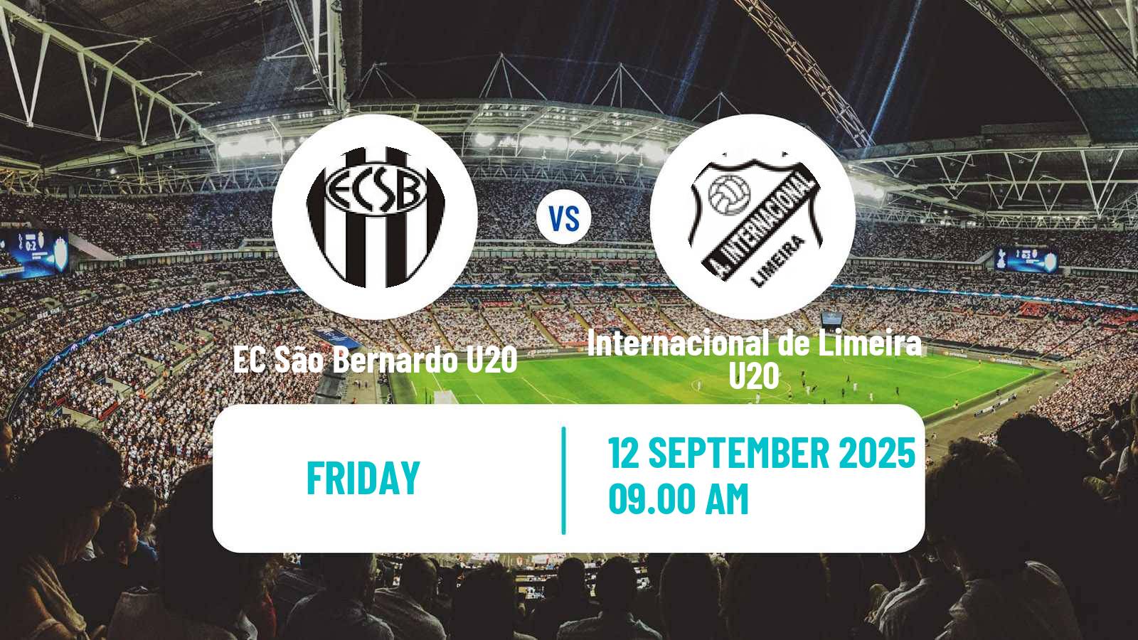 Football Brazilian Paulista U20 EC São Bernardo U20 - Internacional de Limeira U20