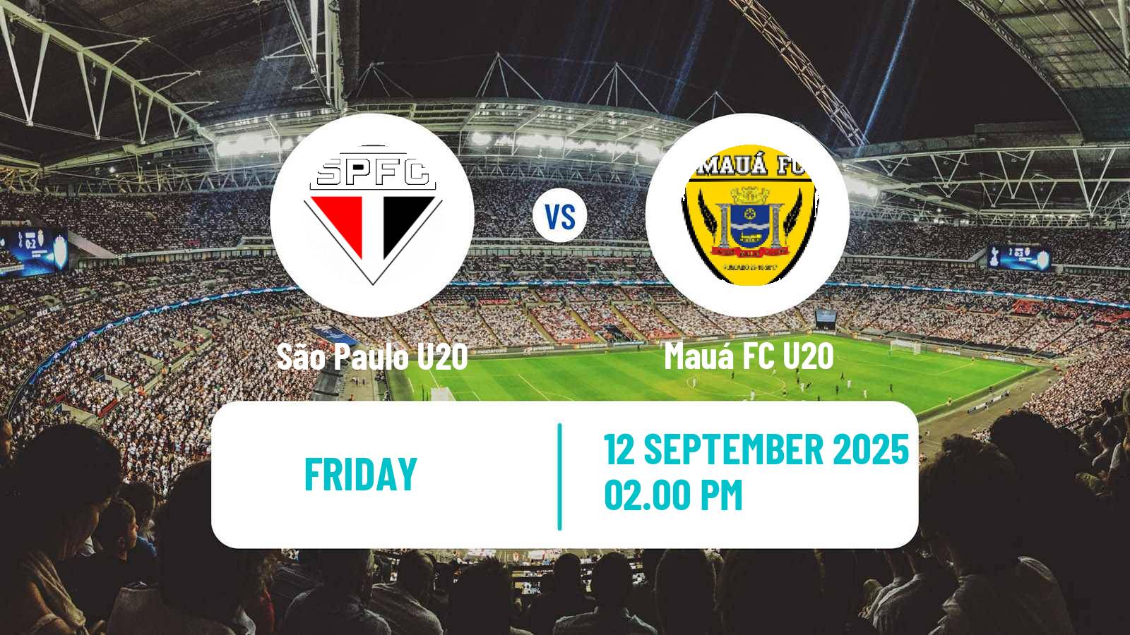 Football Brazilian Paulista U20 São Paulo U20 - Mauá U20