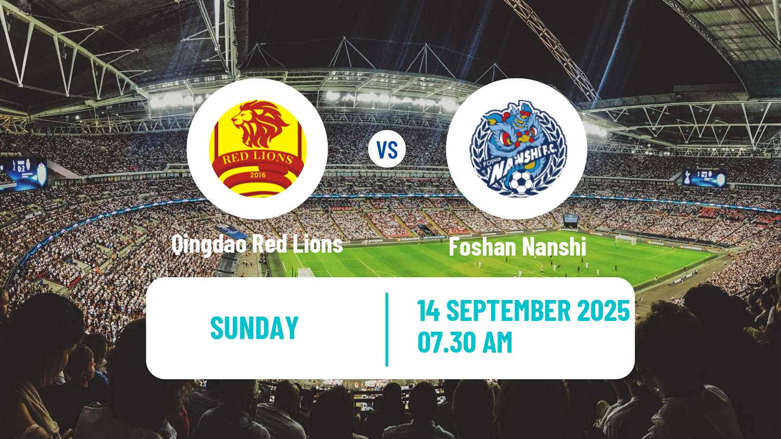Football Chinese Jia League Qingdao Red Lions - Foshan Nanshi