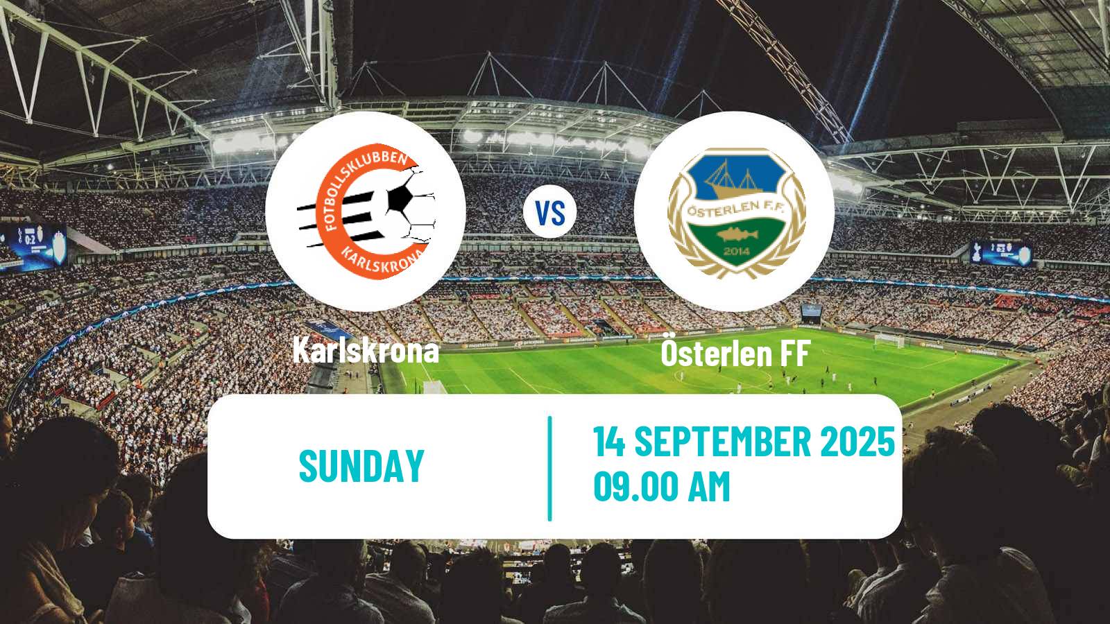 Football Swedish Division 2 - Södra Götaland Karlskrona - Österlen