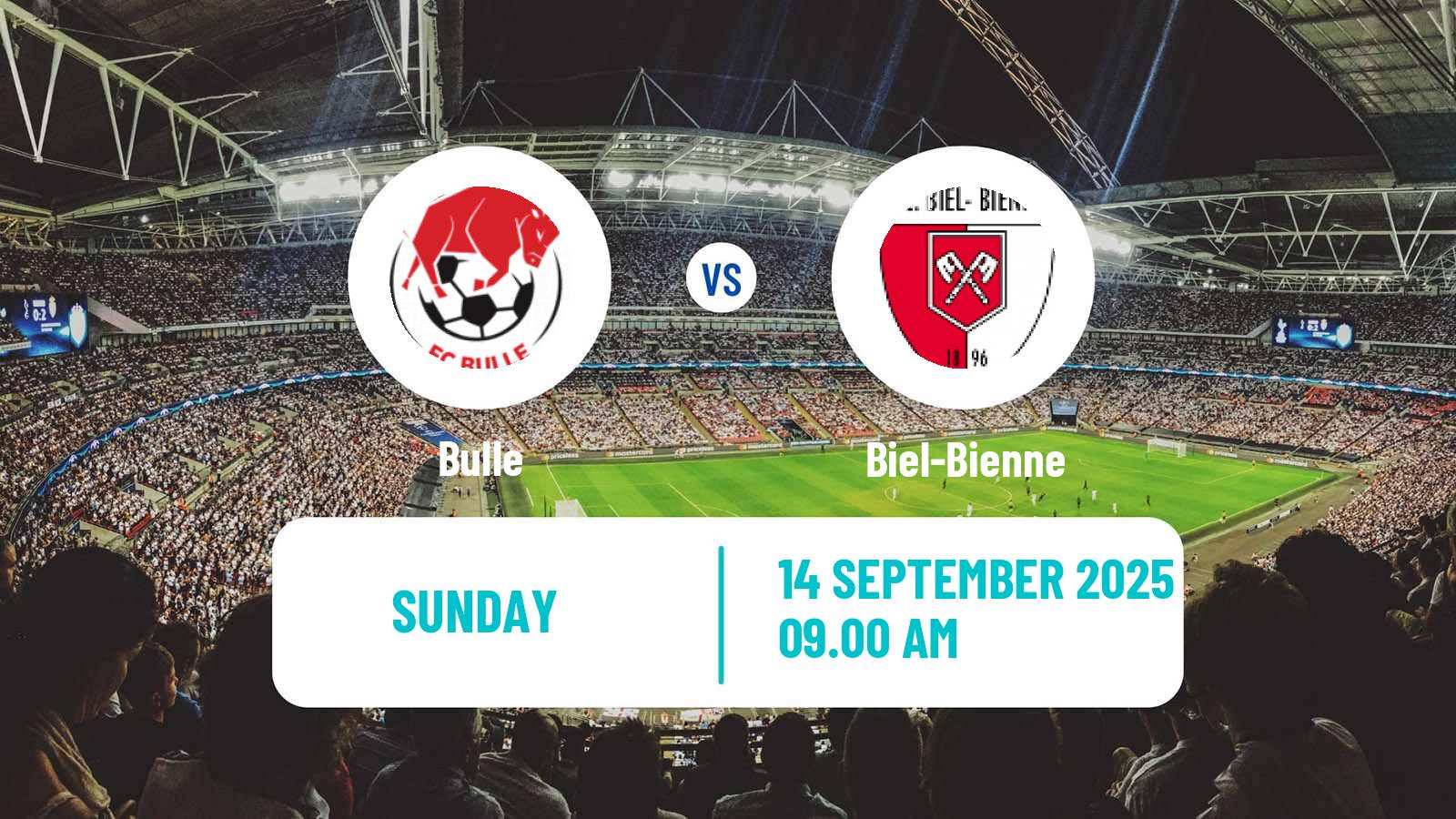 Football Swiss Promotion League Bulle - Biel-Bienne