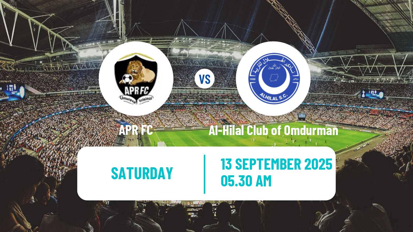 Football CECAFA Clubs Cup APR - Al-Hilal Club of Omdurman