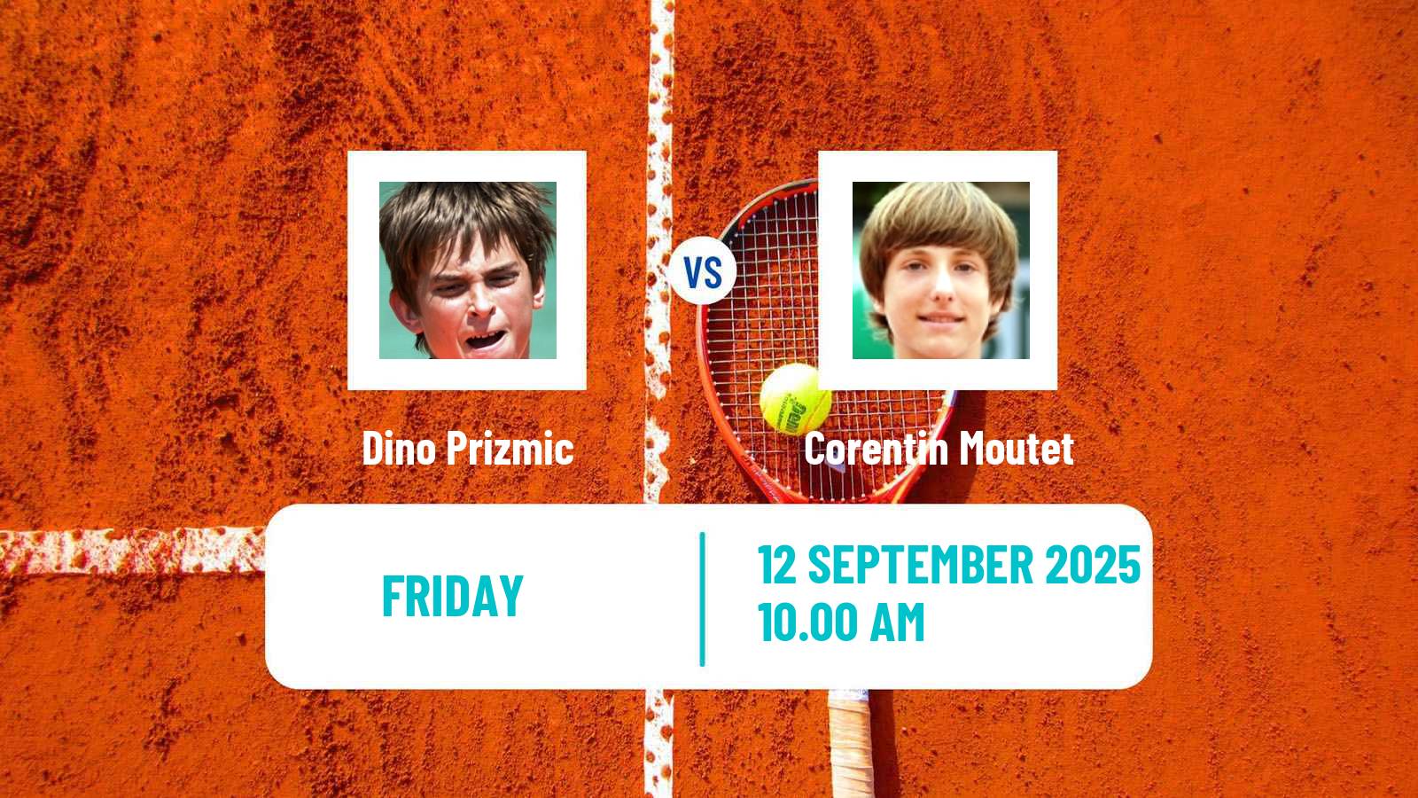 Tennis Davis Cup World Group Dino Prizmic - Corentin Moutet