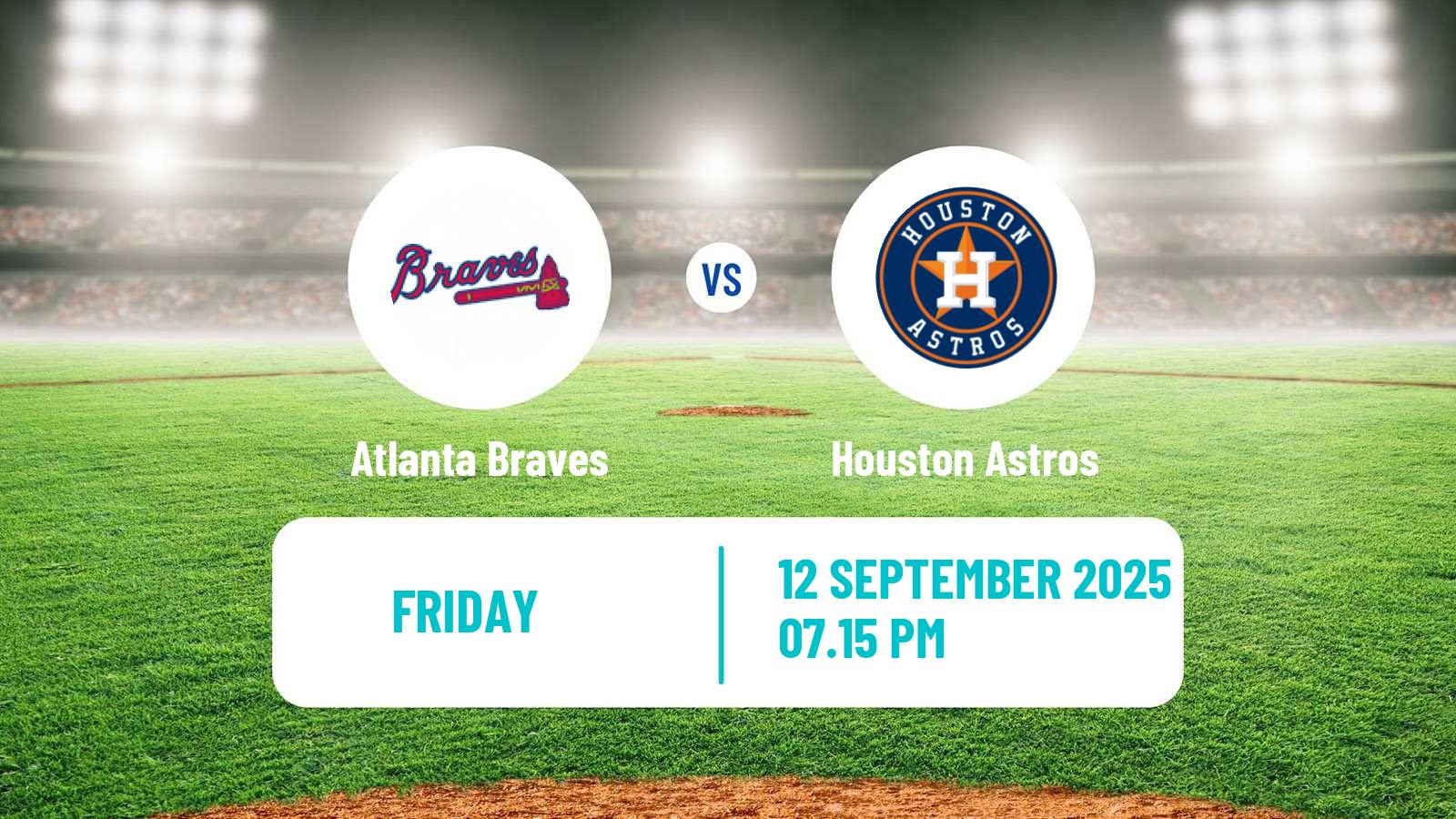 Baseball MLB Atlanta Braves - Houston Astros