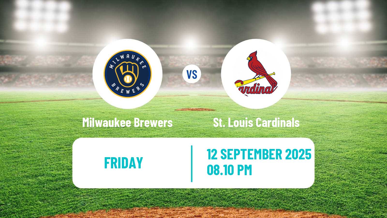 Baseball MLB Milwaukee Brewers - St. Louis Cardinals