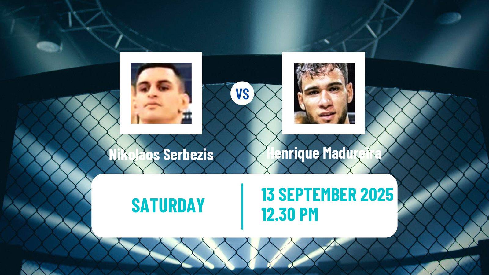MMA Featherweight Oktagon Men Nikolaos Serbezis - Henrique Madureira