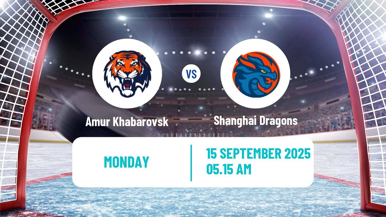 Hockey KHL Amur Khabarovsk - Shanghai Dragons