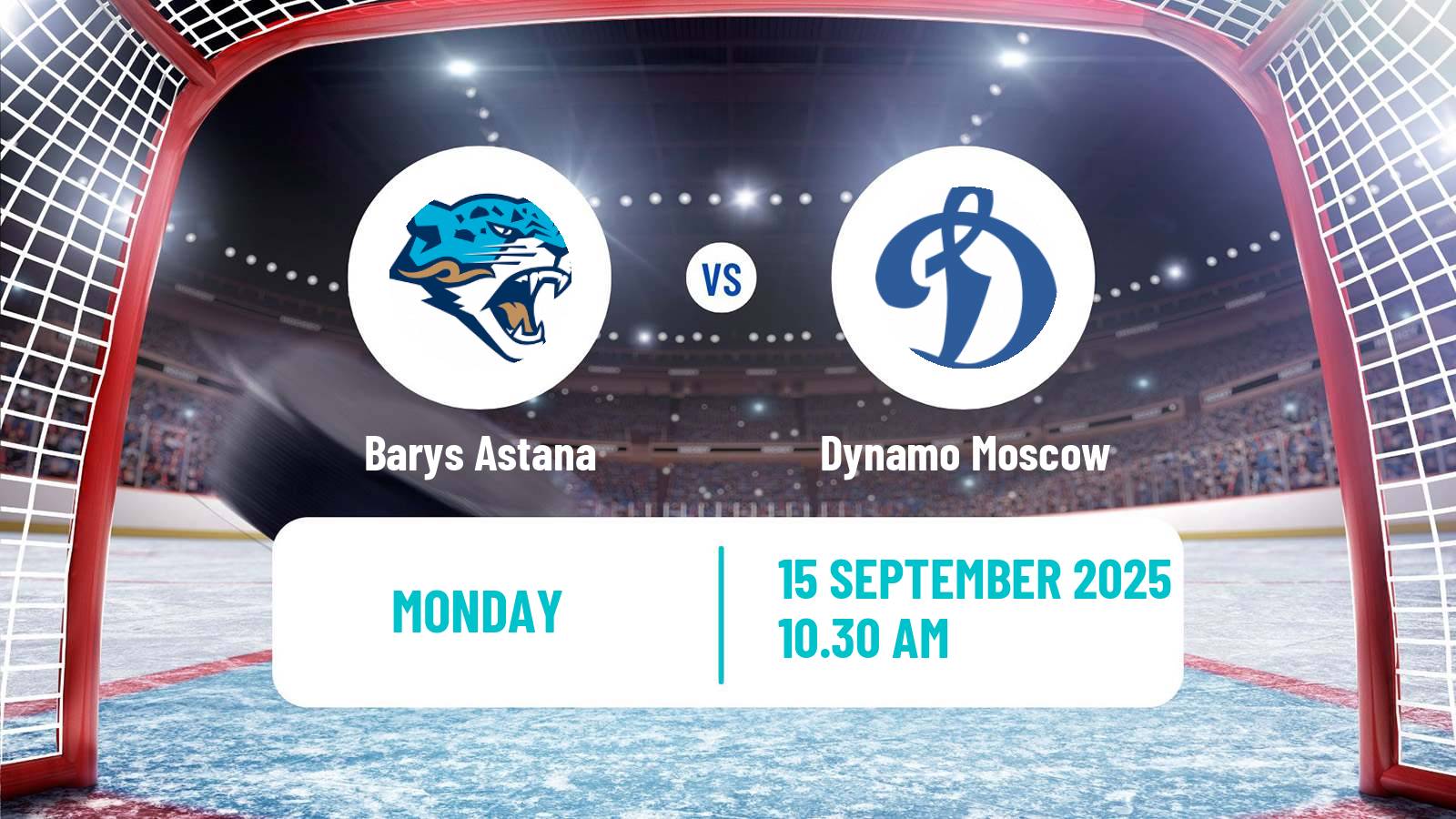 Hockey KHL Barys Astana - Dynamo Moscow