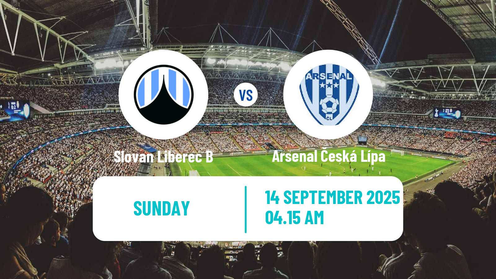 Football Czech CFL Group B Slovan Liberec B - Arsenal Česká Lípa
