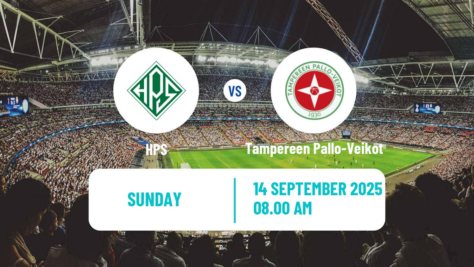Football Finnish Kakkonen Group B HPS - Tampereen Pallo-Veikot