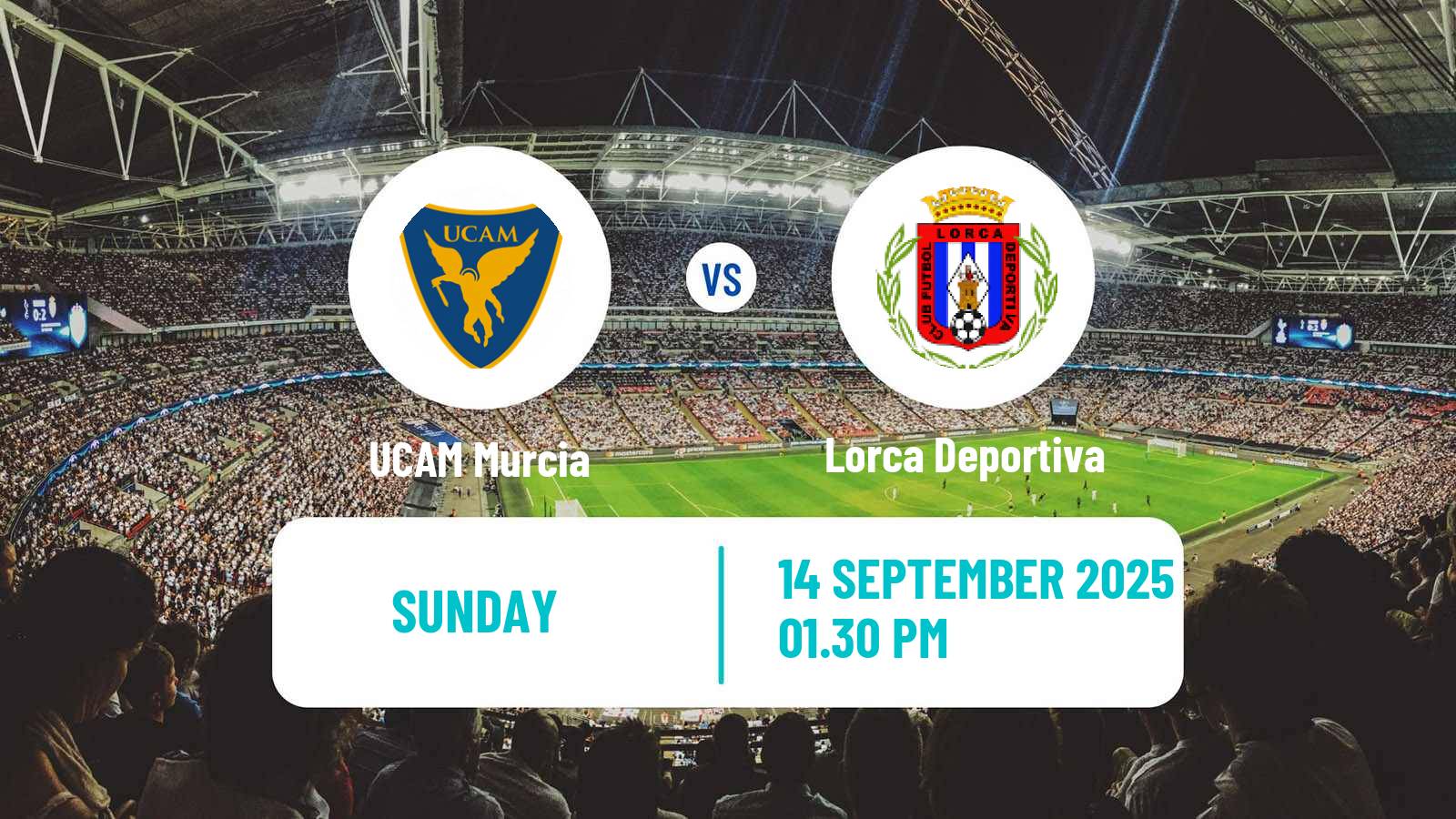 Football Spanish Segunda RFEF - Group 4 UCAM Murcia - Lorca Deportiva