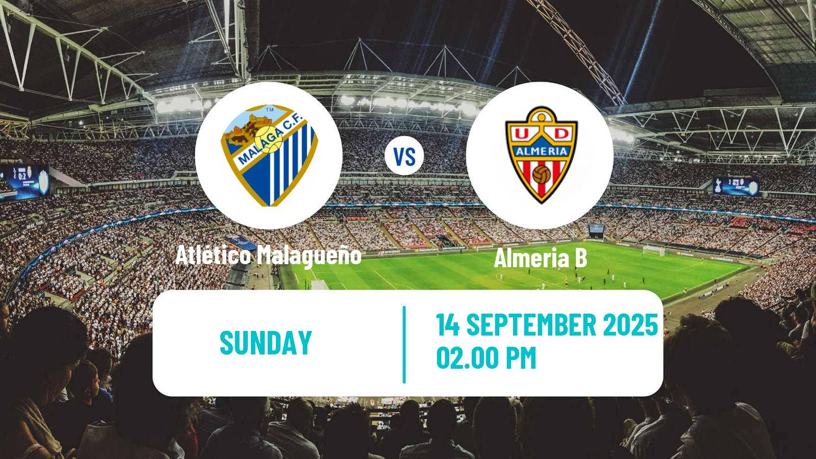 Football Spanish Segunda RFEF - Group 4 Atlético Malagueño - Almeria B