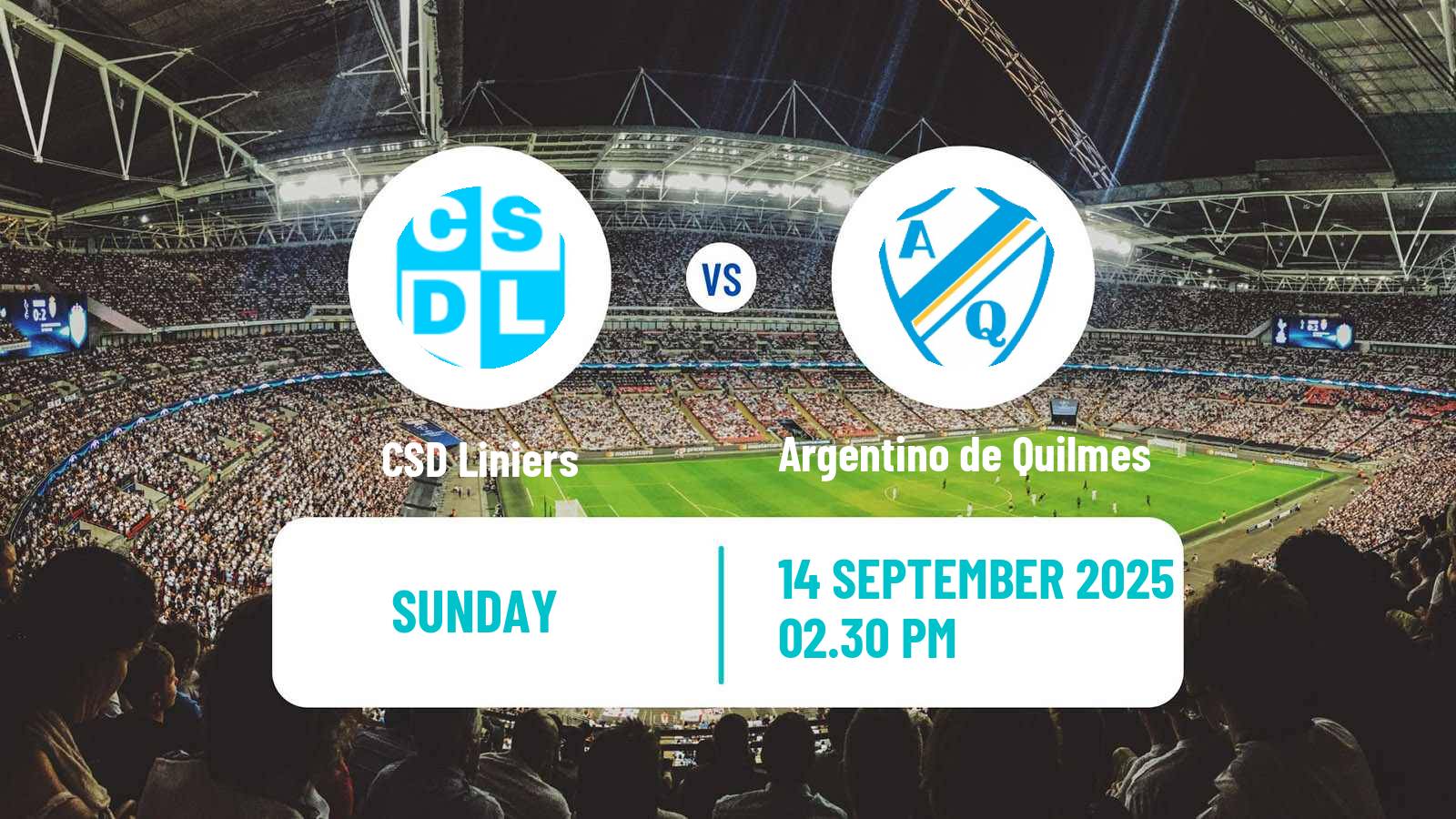 Football Argentinian Primera B Liniers - Argentino de Quilmes