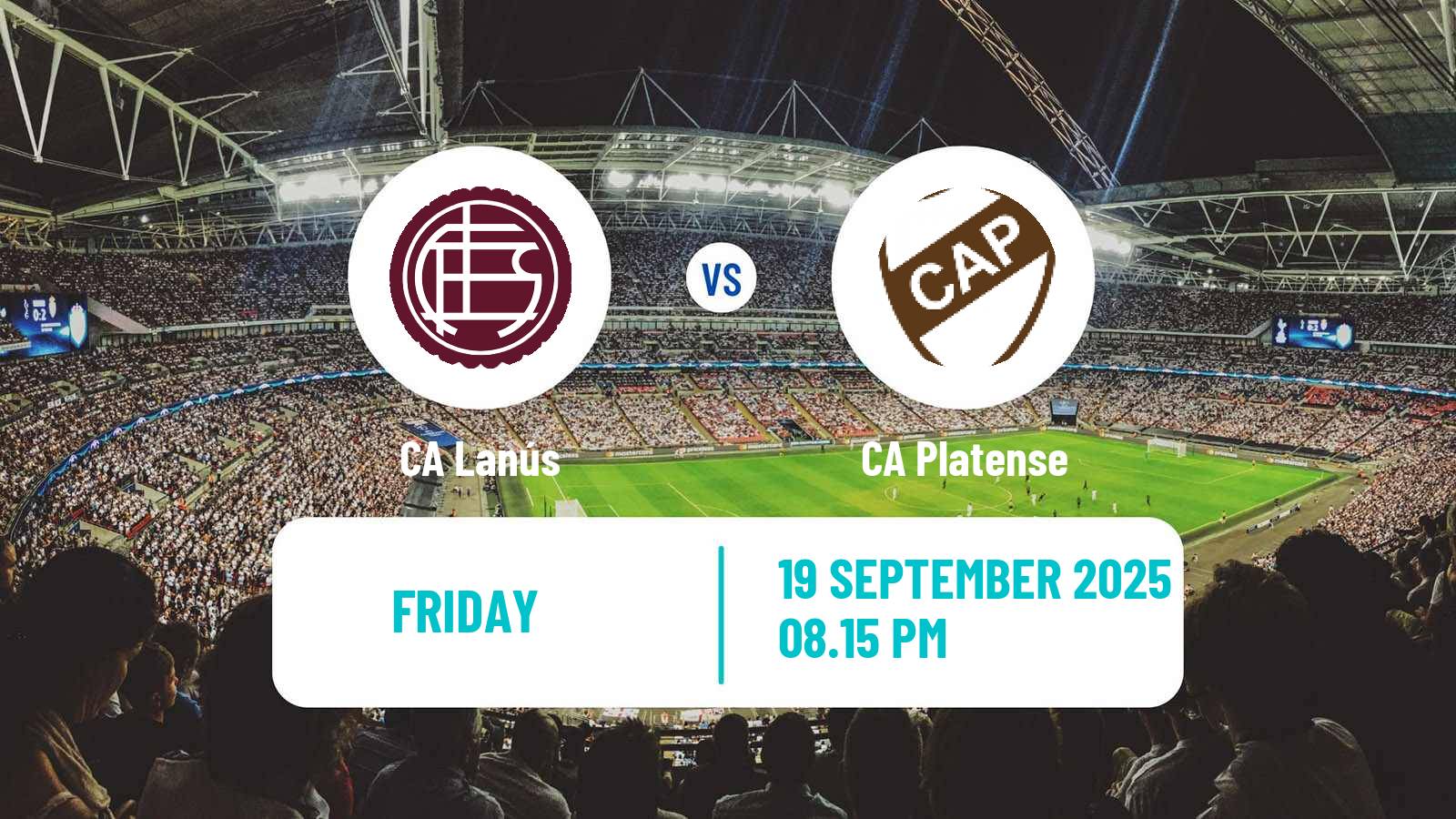 Football Argentinian Liga Profesional Lanús - Platense