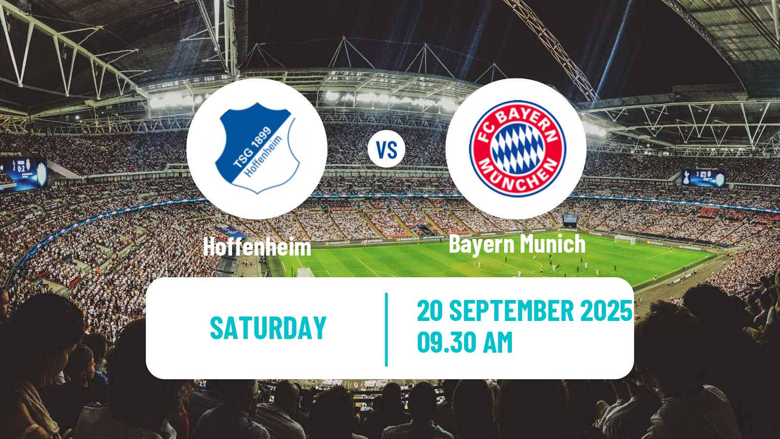 Football German Bundesliga Hoffenheim - Bayern Munich