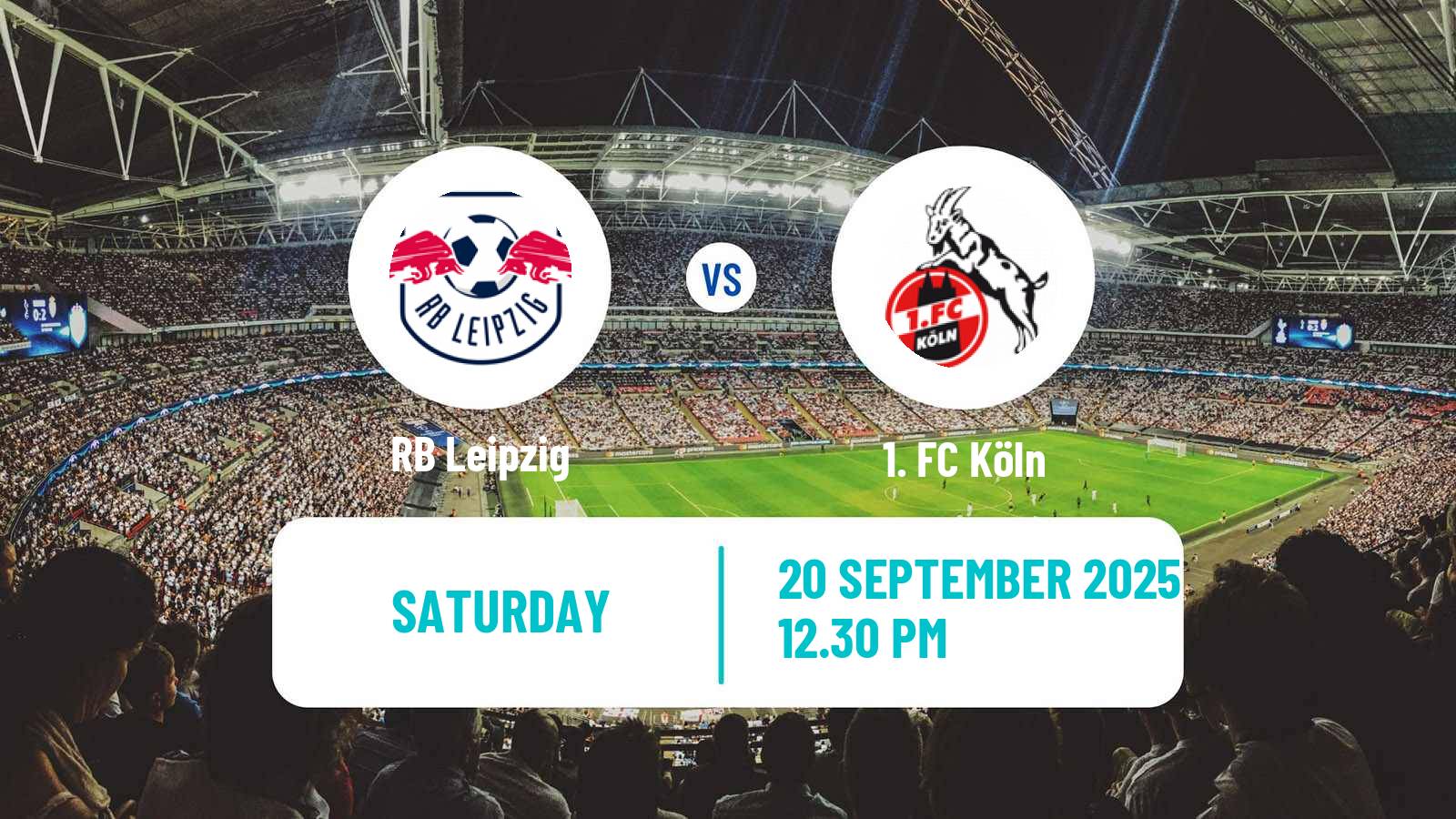 Football German Bundesliga RB Leipzig - Köln