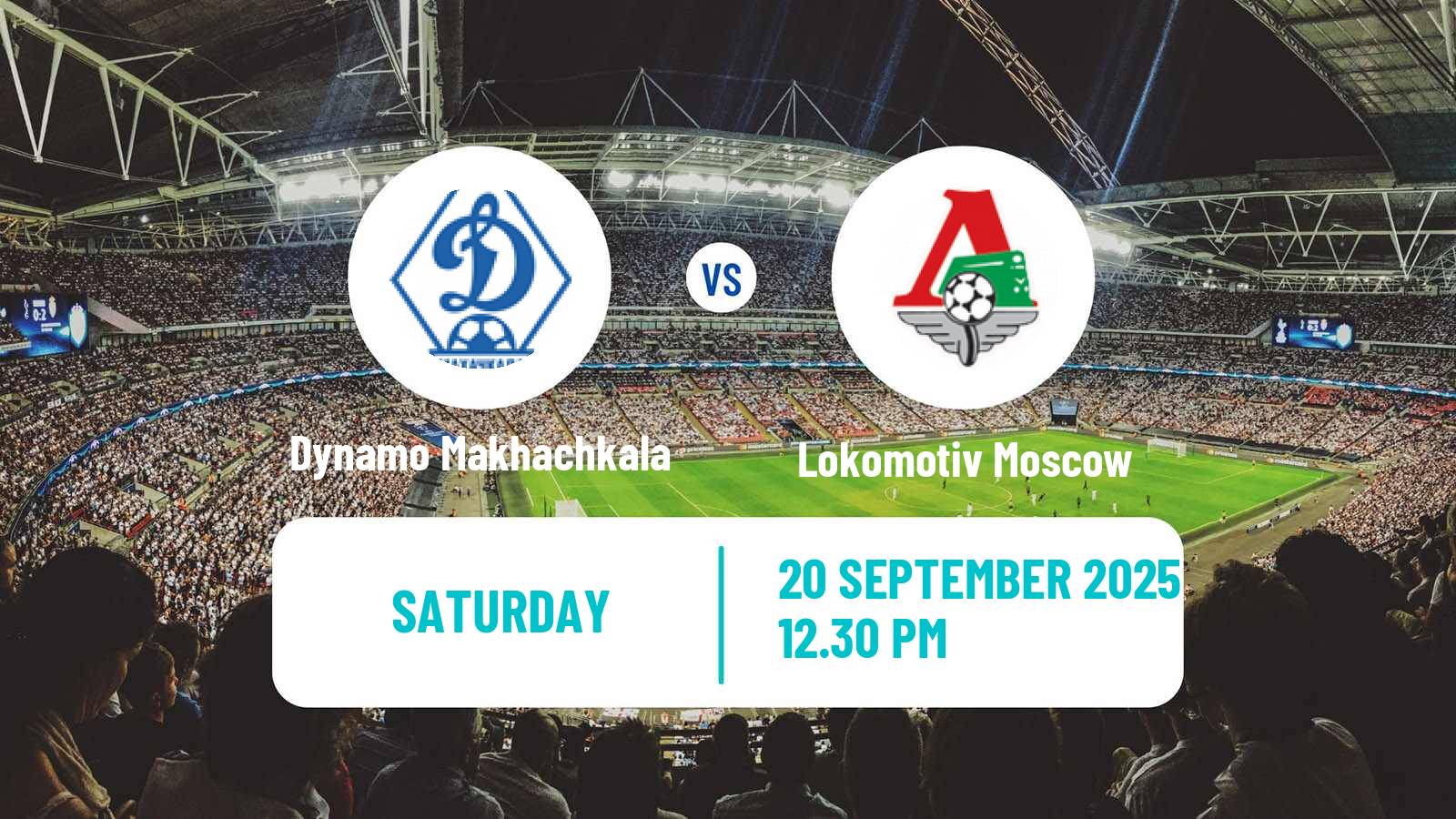 Football Russian Premier League Dynamo Makhachkala - Lokomotiv Moscow
