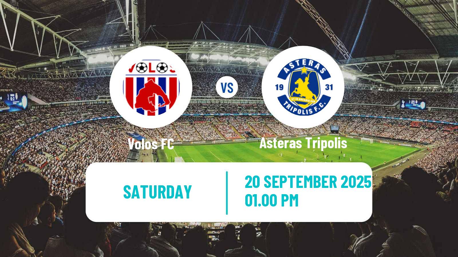 Football Greek Super League Volos - Asteras Tripolis