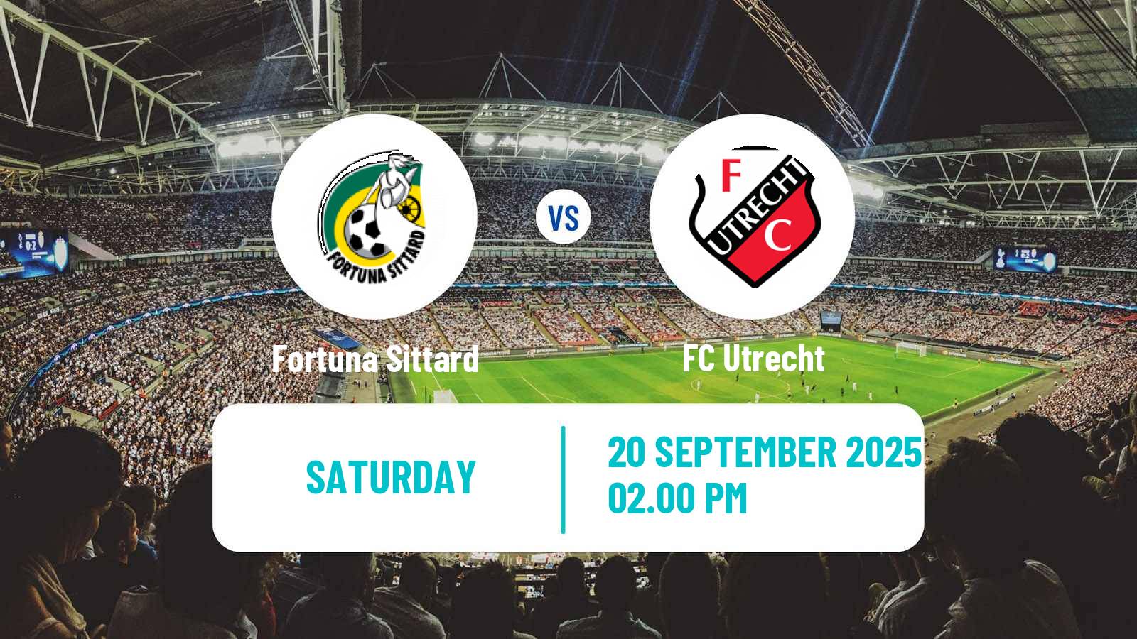 Football Dutch Eredivisie Fortuna Sittard - Utrecht