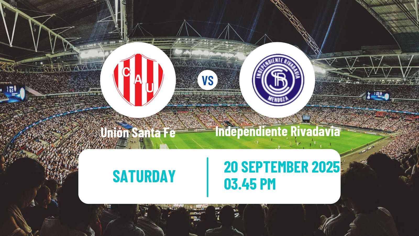 Football Argentinian Liga Profesional Unión Santa Fe - Independiente Rivadavia