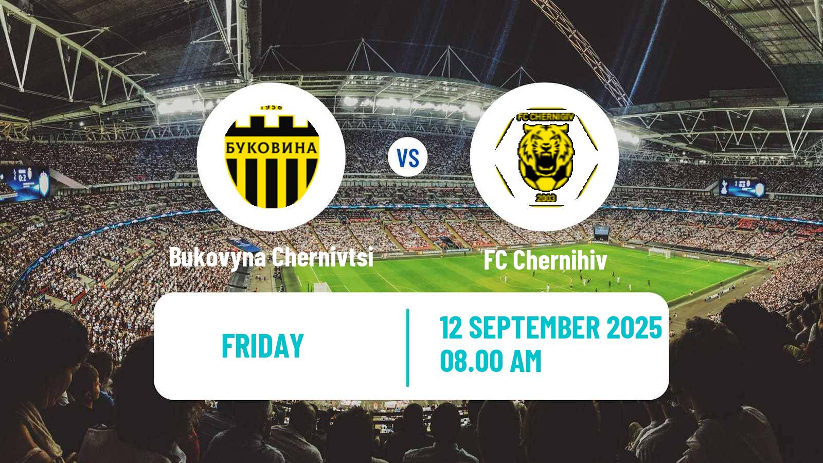 Football Ukrainian Persha Liga Bukovyna Chernivtsi - Chernihiv