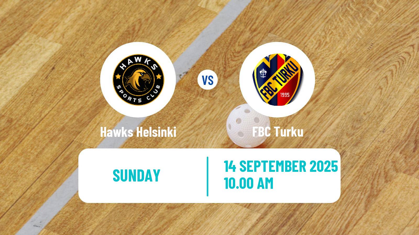 Floorball Finnish F-Liiga Hawks Helsinki - Turku